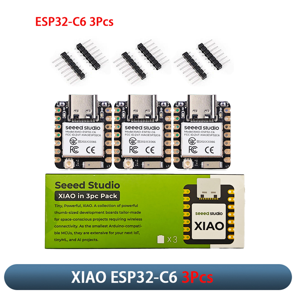 Home Automation Arduino - XIAO ESP32-C6 3Pcs Module de carte