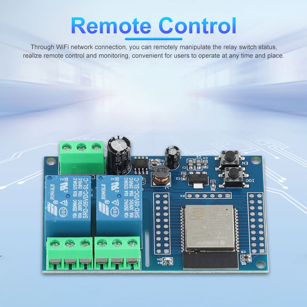 Relay 8 Channel Board - Module de relais BLE WIFI compatible