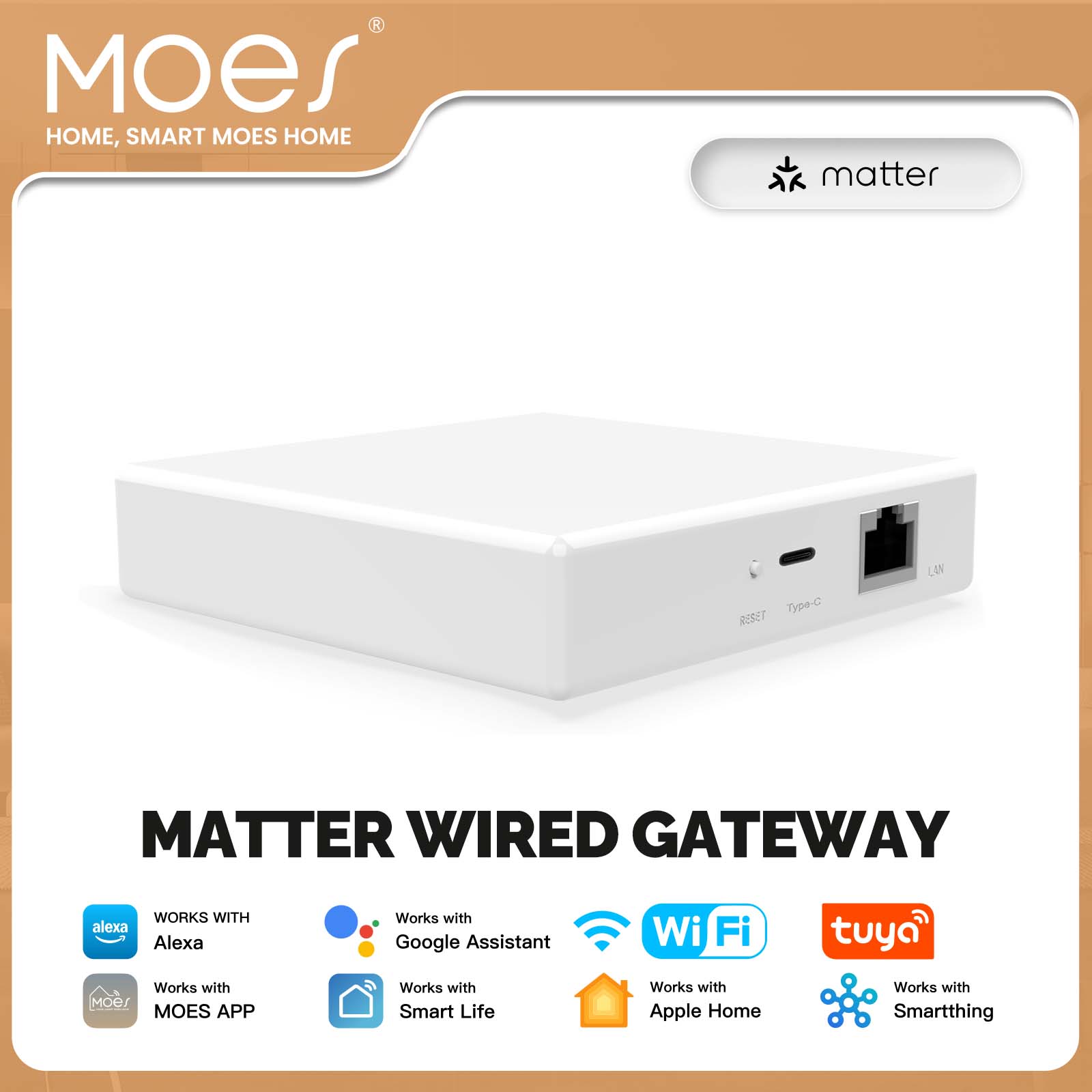 Matter Hub Thread - Passerelle Hub MOES Tuya ZigBee Matter