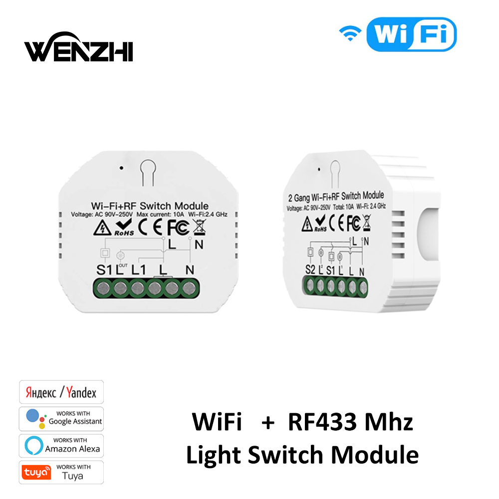 Home Automation Panel Diy - 1/2 bouton interrupteur bricolage Module Wifi