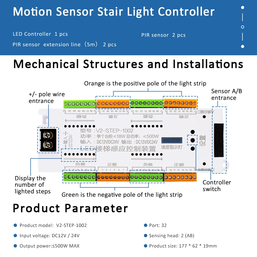 Contrôleur de capteur de mouve - Motion Sensor Pir Wired avis et prix