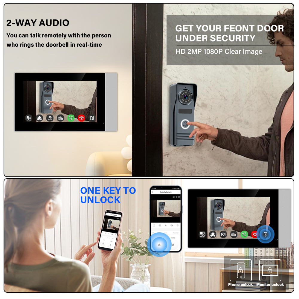 Interphone vidéo intelligent W - Smart Doorbell Wired avis et prix