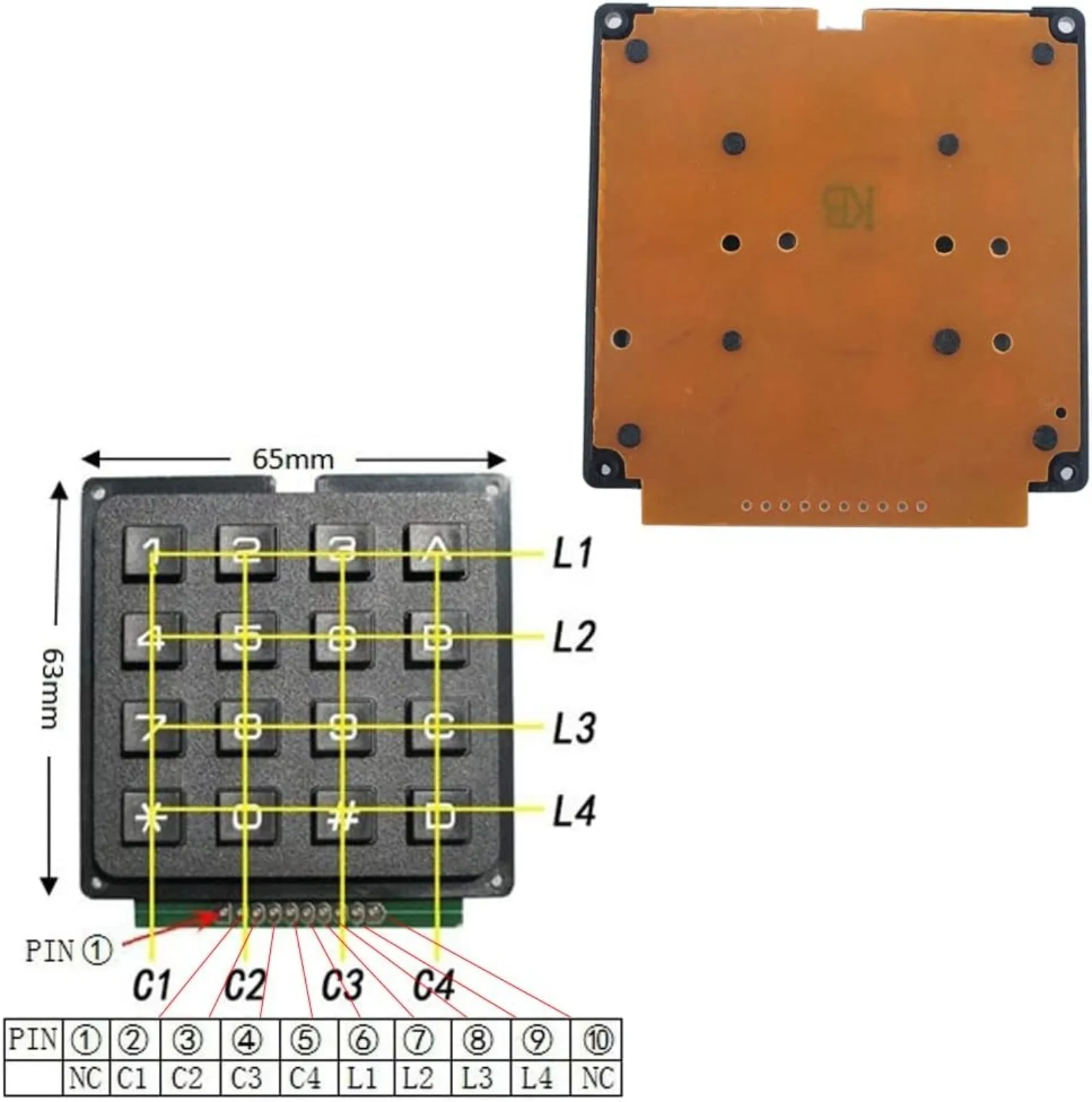 Clavier à membrane matricielle - Home Automation Arduino avis et prix