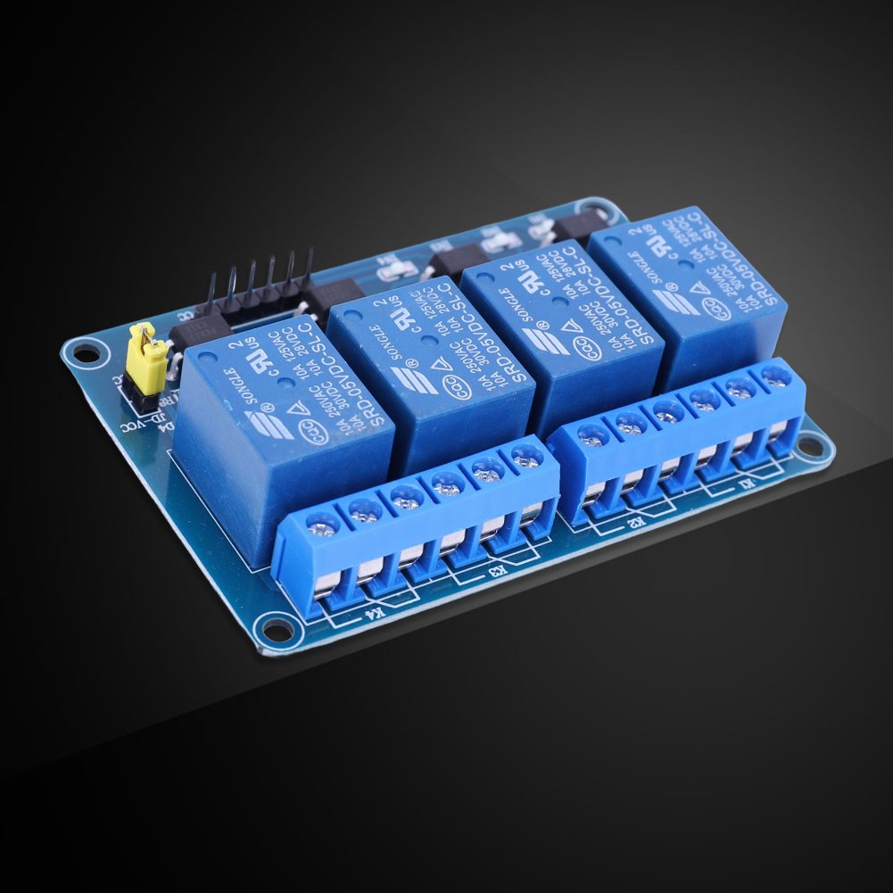 Carte relais 4 canaux 5V 12V a - Home Automation Arduino avis et prix