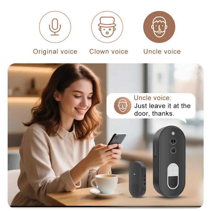 Sonnette vidéo sans fil WiFi T - Smart Doorbell Wired avis et prix