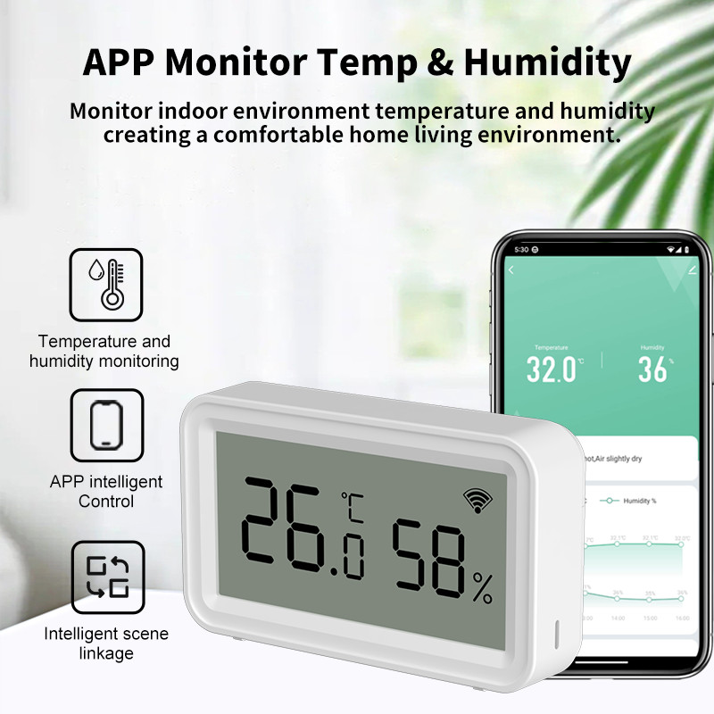 Thermomètre et hygromètre WiFi - Temperature Humidity Sensor avis et prix