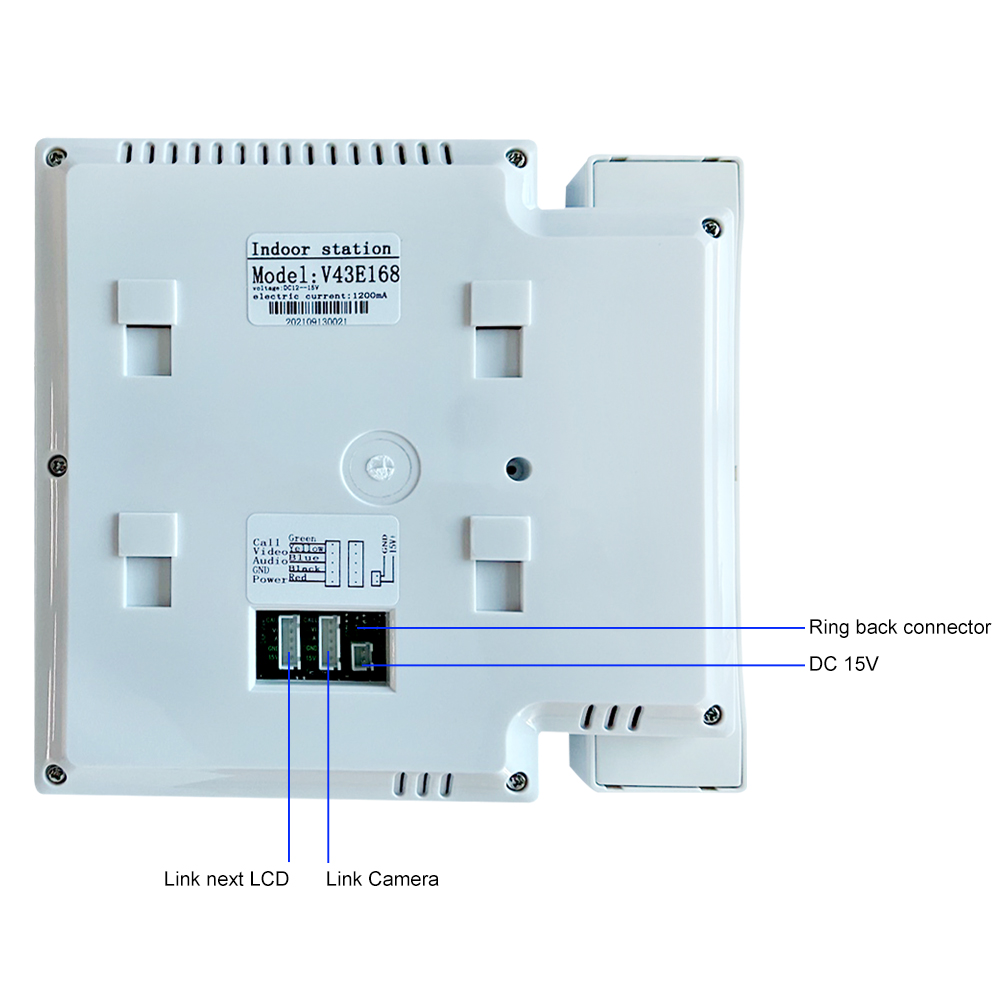 Système d'interphone vidéo LCD - Smart Doorbell Wired avis et prix
