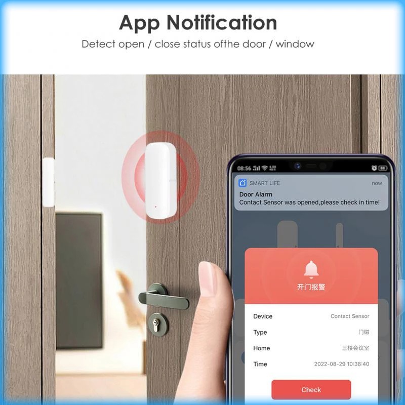 Capteur intelligent de porte e - Home Automation Technology avis et prix