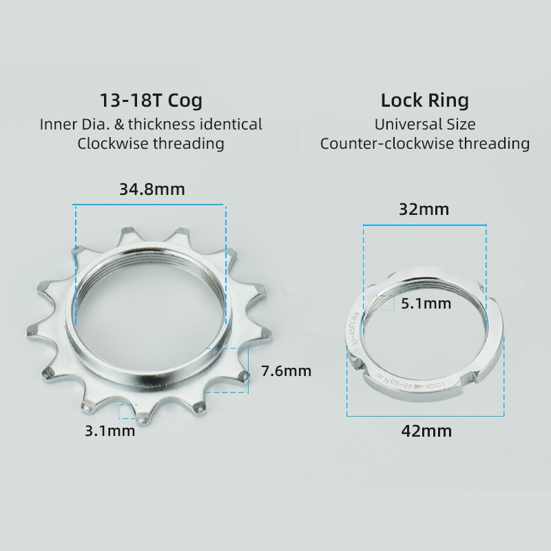 Vélo engrenage fixe 13T 14T 15 - Matter Hub Thread avis et prix