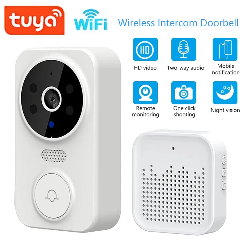 Interphone visuel sans fil WiF - Smart Doorbell Wired avis et prix