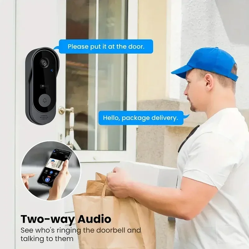 Sonnette vidéo HD sans fil éta - Smart Doorbell Wired avis et prix