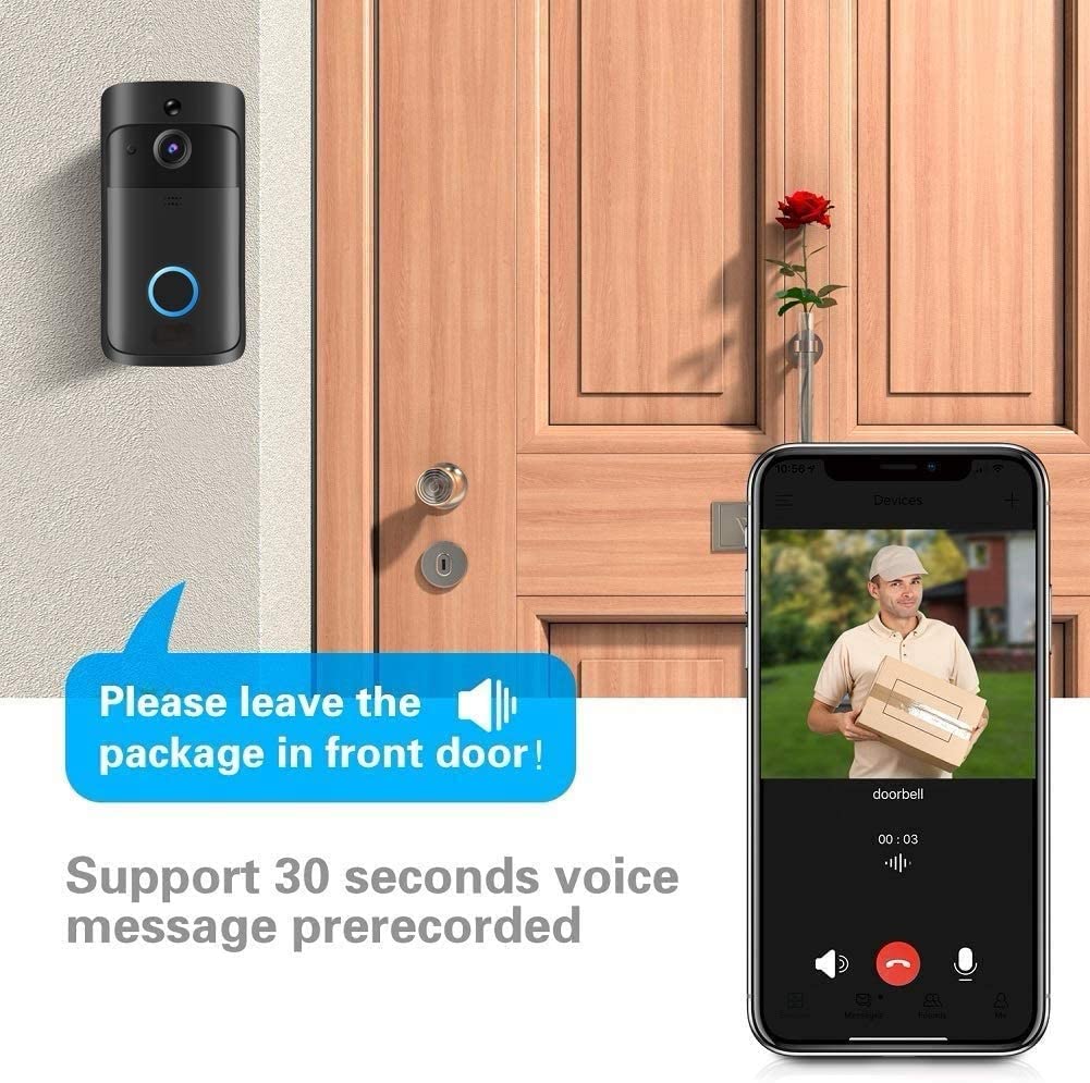 Sonnette vidéo avec caméra HD  - Smart Doorbell Wired avis et prix