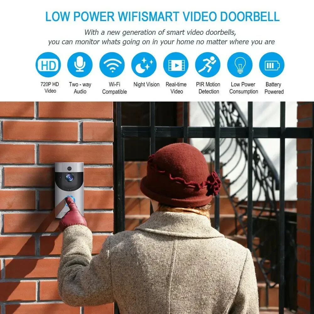 Sonnette de porte sans fil WIF - Smart Doorbell Wired avis et prix