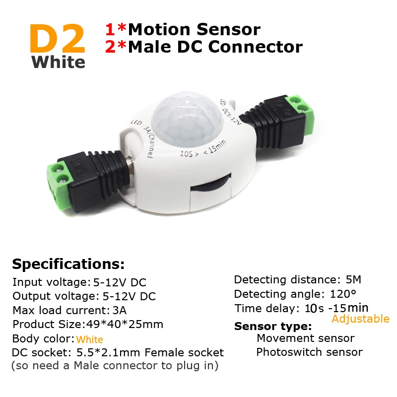 Interrupteur de capteur de mou - Motion Sensor Pir Wired avis et prix