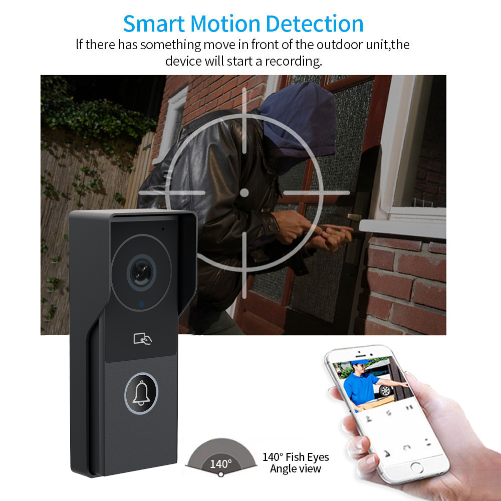 Système de sonnette vidéo Wi-F - Smart Doorbell Wired avis et prix