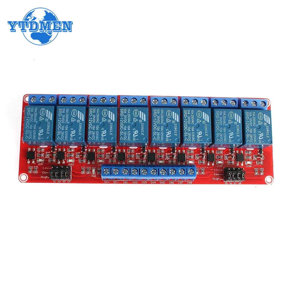 Module de relais 5V 12V 24V 1, - Relay 8 Channel Board avis et prix