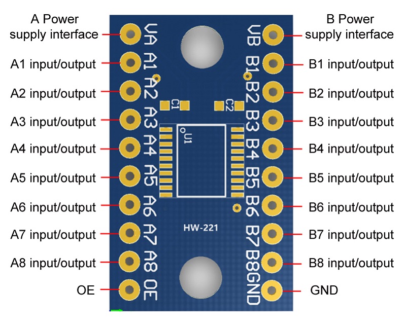 Module TXS0108E, convertisseur - Level Shifter 3.3V avis et prix